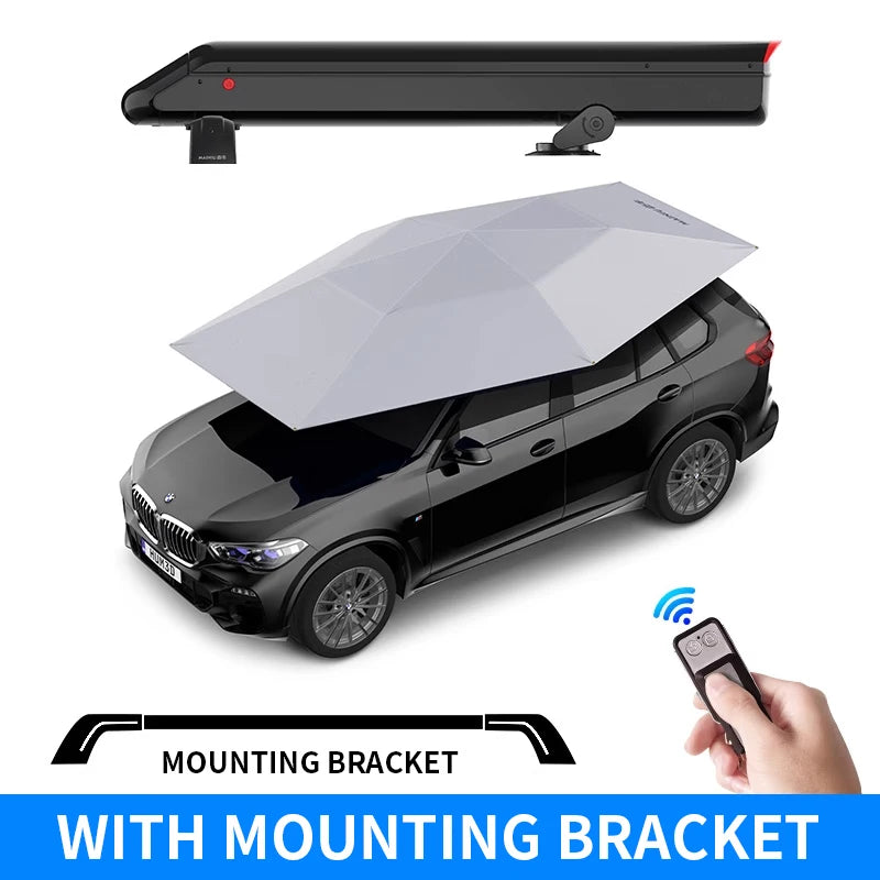 Car Roof Window Sunshade UV Proof Waterproof Automatic Outdoor Parking Car Umbrella Sun Shade With bracket