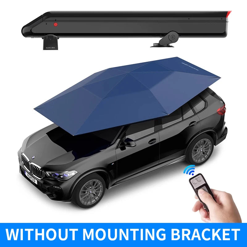 Car Roof Window Sunshade UV Proof Waterproof Automatic Outdoor Parking Car Umbrella Sun Shade With bracket